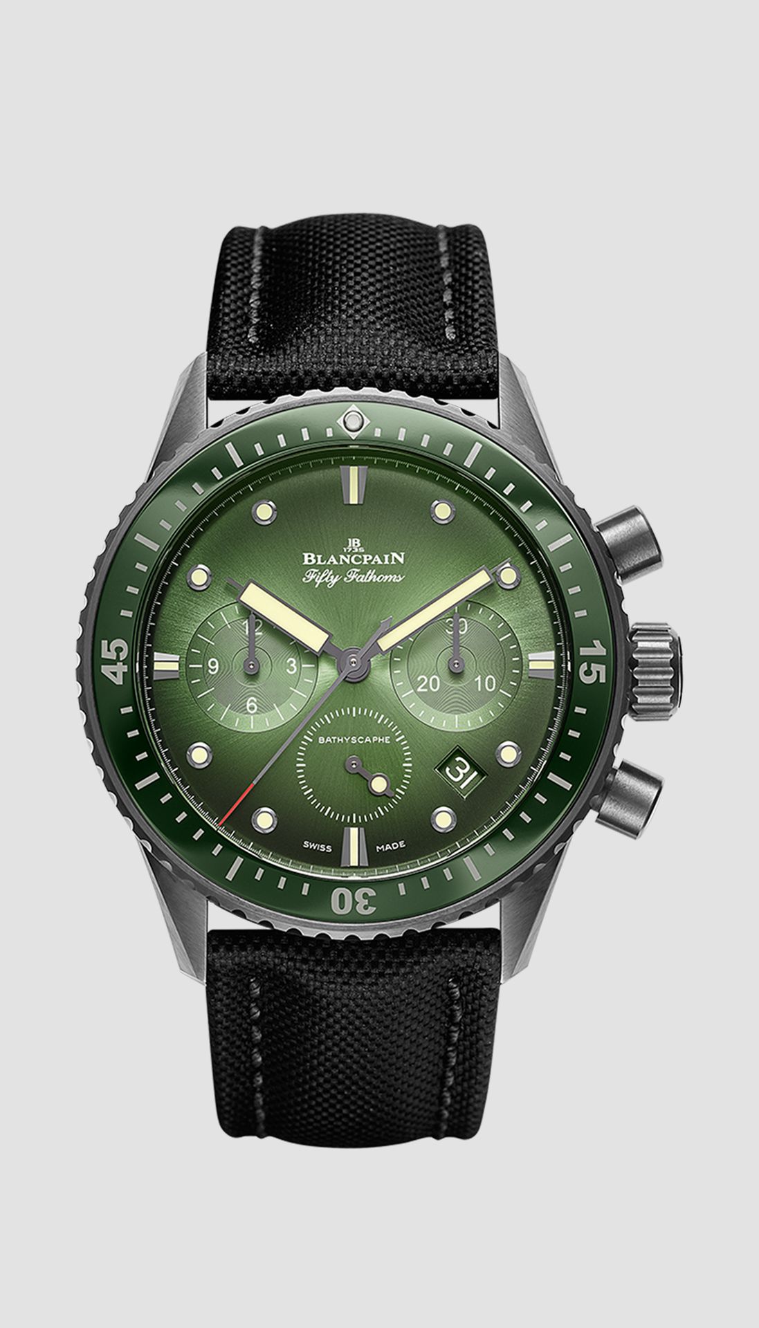 Fifty fathoms best sale bathyscaphe chronographe flyback